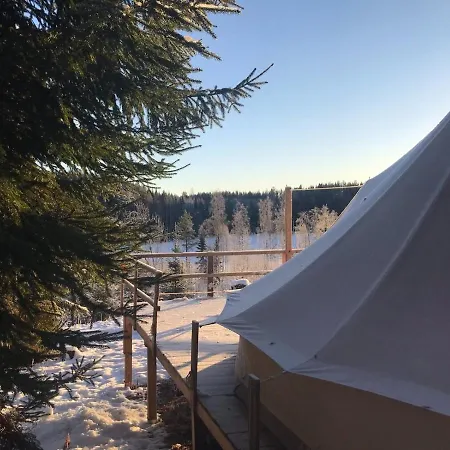 Glamping Tent In A Forest, Lake View Bjuraker  Exterior photo