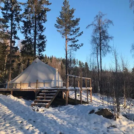Glamping Tent In A Forest, Lake View Bjuraker  Exterior photo