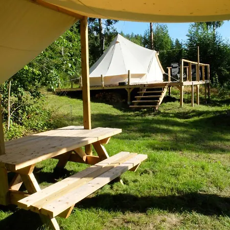 Glamping Tent In A Forest, Lake View Bjuraker  Exterior photo
