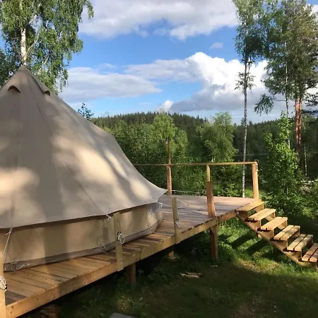 Glamping Tent In A Forest, Lake View Bjuraker  Exterior photo