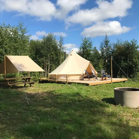 Glamping Tent In A Forest, Lake View Bjuraker  Exterior photo
